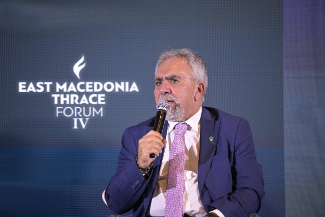Ο Λεωνίδας Μπακούρας μιλάει γι ατη Θράκη και τα μεταλλεία στο πλαίσιο του East Macedonia & Thrace Forum IV